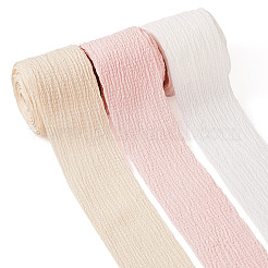 9 Yards 3 Colors Polycotton Pleated Ribbon&nbsp;OCOR-TA0002-07B