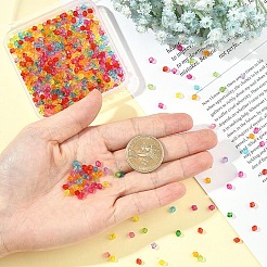 1000Pcs Transparent Acrylic Beads&nbsp;TACR-YW0003-44
