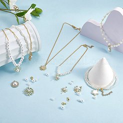 DIY Imitation Pendant Necklace Making Kit&nbsp;DIY-SZ0009-24