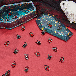 36Pcs 2 Colors Alloy Rhinestone Cabochons&nbsp;FIND-SP0004-43