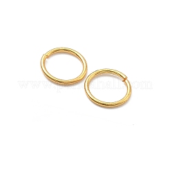 Brass Open Jump Rings&nbsp;KK-H532-43G-G
