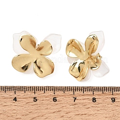 304 Stainless Steel Resin Stud Earrings&nbsp;SA-CBAF6AD-18G-C