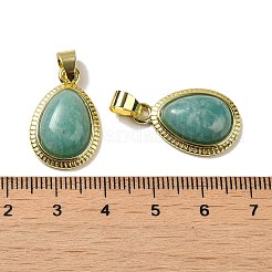 Natural Amazonite Pendants&nbsp;G-M405-05G-05