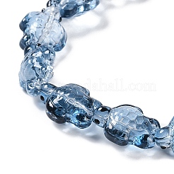 Transparent Glass Enamel Beads Strands&nbsp;GLAA-B021-06I