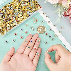 600Pcs 6 Colors Sew on Rhinestone&nbsp;RGLA-FH0001-02