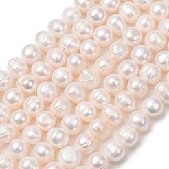 Natural Cultured Freshwater Pearl Beads Strands&nbsp;PA-CBABE82-13B