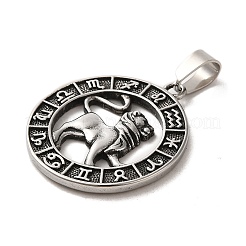 304 Stainless Steel Pendants&nbsp;STAS-C084-01G-AS