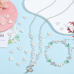 24Pcs 12 Styles Natural White Shell Beads&nbsp;BSHE-SP0001-01