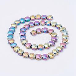 Electroplate Non-Magnetic Synthetic Hematite Beads Strands&nbsp;G-F510-15