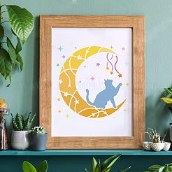 PET Hollow out Drawing Painting Stencils Sets&nbsp;DIY-WH0172-377
