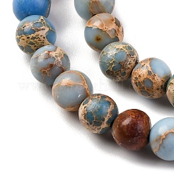 Dyed Natural Regalite/Imperial Jasper/Sea Sediment Jasper Beads Strands&nbsp;X-G-B124-C02-15