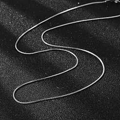Tarnish Resistant Women's 304 Stainless Steel Snake Chain Necklaces&nbsp;STAS-O037-59P