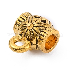Tibetan Style Alloy Tube Bails&nbsp;FIND-TAC00011-73C-AG