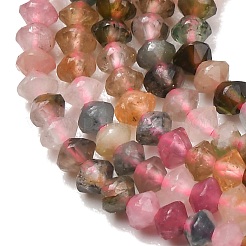 Natural Multicolor Tourmaline Beads Strands&nbsp;G-D110-C02-03