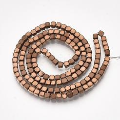 Electroplate Non-magnetic Synthetic Hematite Bead Strands&nbsp;G-Q467-11E