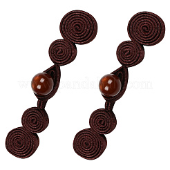 12Pcs Polyester Resin Cheongsam Buckle for Chinese Formal Dress&nbsp;DIY-CY0001-86D