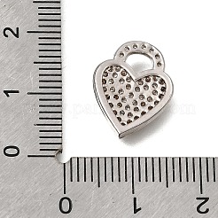 Valentine's Day Brass Micro Pave Clear Cubic Zirconia Pendants&nbsp;KK-K427-45P