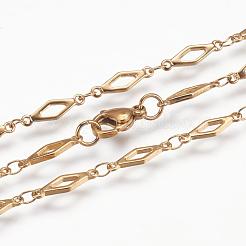 304 Stainless Steel Chain Necklaces&nbsp;STAS-P164-35