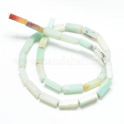 Natural Flower Amazonite Bead Strands&nbsp;G-R299-23
