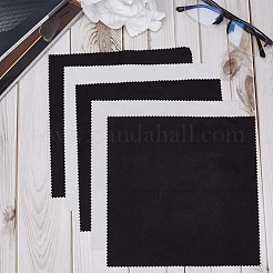 8 Sheets 2 Colors Square Velvet Glasses Cleaning Cloth&nbsp;AJEW-GF0007-14