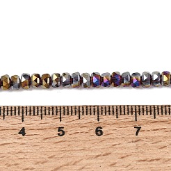 Electroplate Glass Beads Strands&nbsp;GLAA-Q105-03P