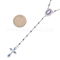 304 Stainless Steel Rosary Bead Necklaces&nbsp;NJEW-JN05775