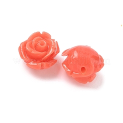 Synthetic Coral Carved Beads&nbsp;CORA-H003-01A-33