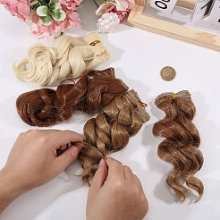 4Pcs 4 Colors High Temperature Fiber Doll Hairs&nbsp;DIY-GL0006-26