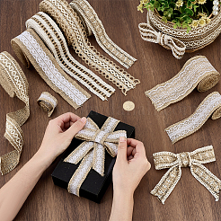 16M 8 Styles Burlap Ribbon&nbsp;OCOR-PH0036-84