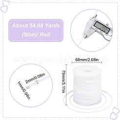1 Roll Hollow Pipe PVC Tubular Synthetic Rubber Cord&nbsp;RCOR-SC0001-01B