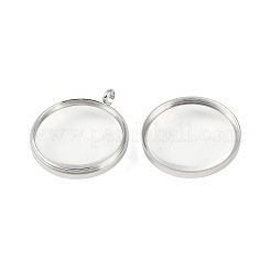 304 Stainless Stee Locket Pendants&nbsp;STAS-S132-15P-01