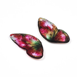Epoxy Resin Butterfly Wings Pendants&nbsp;RESI-TAC0026-17G