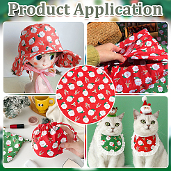1M Christmas Cotton Fabric&nbsp;DIY-PH0030-64A
