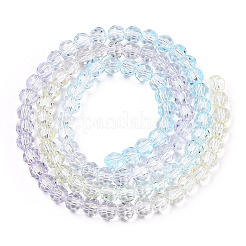 Transparent Glass Beads Strands&nbsp;GLAA-E036-07W