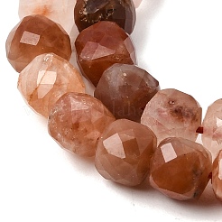 Natural Red Rabbit Hair Rutilated Quartz Beads Strands&nbsp;GG-CBA4808-B02-04