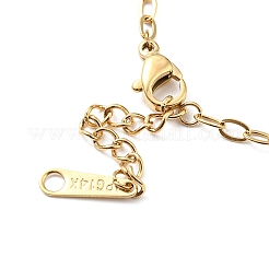 304 Stainless Steel Cable Chain Bracelet for Women&nbsp;BJEW-B064-13G