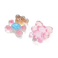 Transparent Resin Pendants&nbsp;RE-CBA4C51-04P