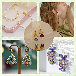 120Pcs 3 Style 304 & 202 Stainless Steel & Brass Ball Post Stud Earring Findings Sets&nbsp;FIND-AR0003-85