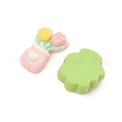 Opaque Resin Cabochons&nbsp;CRES-M037-10
