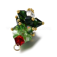 Glass Pendants&nbsp;PALLOY-JF04431-03