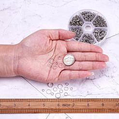 1600 pcs Iron Open Jump Rings&nbsp;IFIN-MSMC010-04P-NF