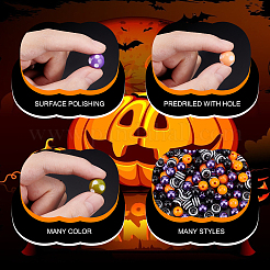 DIY Beads Jewelry Making Finding Kit for Halloween&nbsp;DIY-OC0008-65