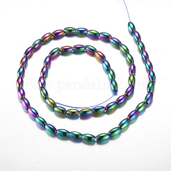 Electroplate Magnetic Synthetic Hematite Bead Strands&nbsp;G-A164-12A-01