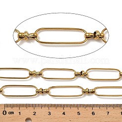 304 Stainless Steel Rectangle Link Chains&nbsp;CHS-C014-13G