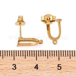 Ion Plating(IP) 304 Stainless Steel Stud Earrings&nbsp;FIND-Q103-01U-G