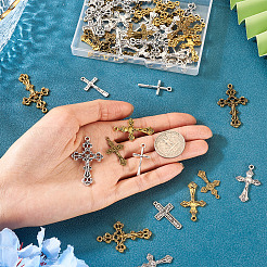 50Pcs 10 Style Tibetan Style Alloy Pendants&nbsp;FIND-TA0006-67