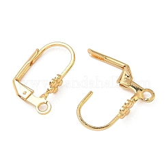 SHEGRACE Brass Leverback Earring Findings&nbsp;XGR0067G-74G