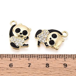Alloy & Enamel & Crystal Rhinestone Pendants&nbsp;PALLOY-T095-12KCG