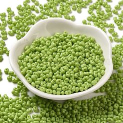 Baking Paint Glass Seed Beads&nbsp;SEED-K009-01B-15