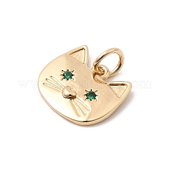 Brass Rhinestone Pendants&nbsp;KK-H253-03G